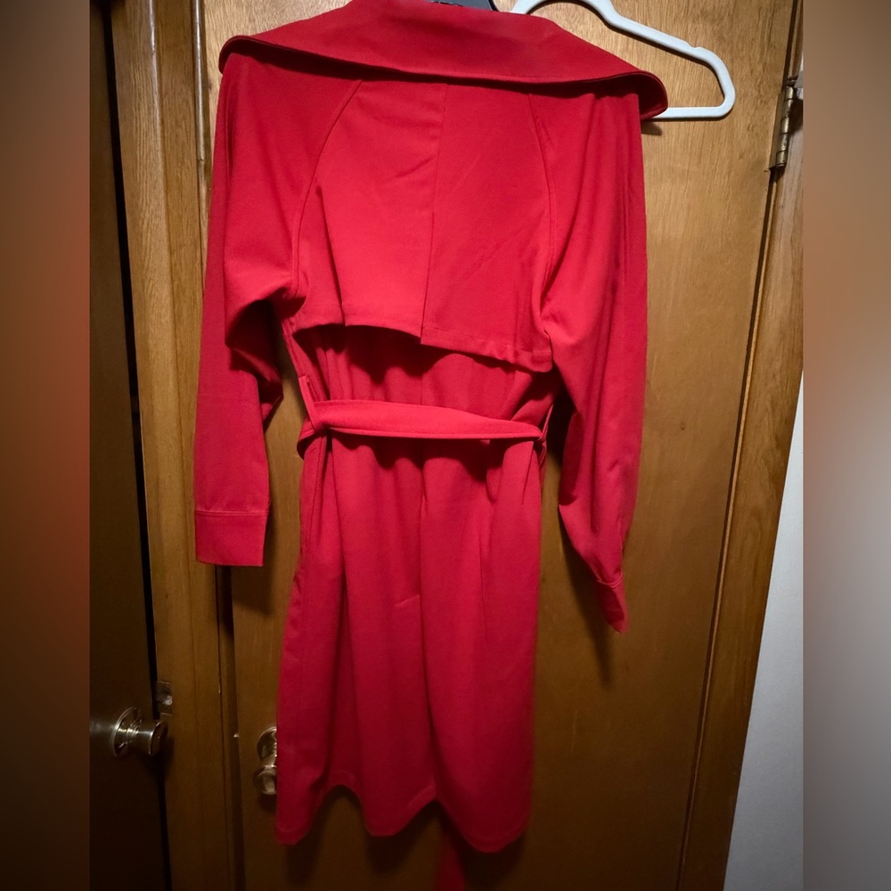 Red Trench Coat - Picture 5 of 5